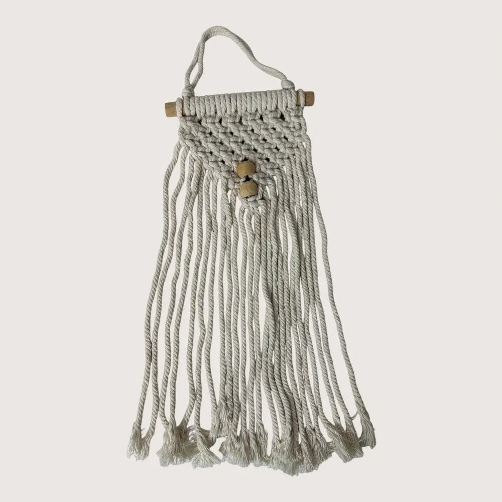 Macrame Boho Wall Decor Hangings‎ Vintage 1970'S Set of 2